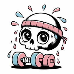 [em_skull:爱健身的骷髅]